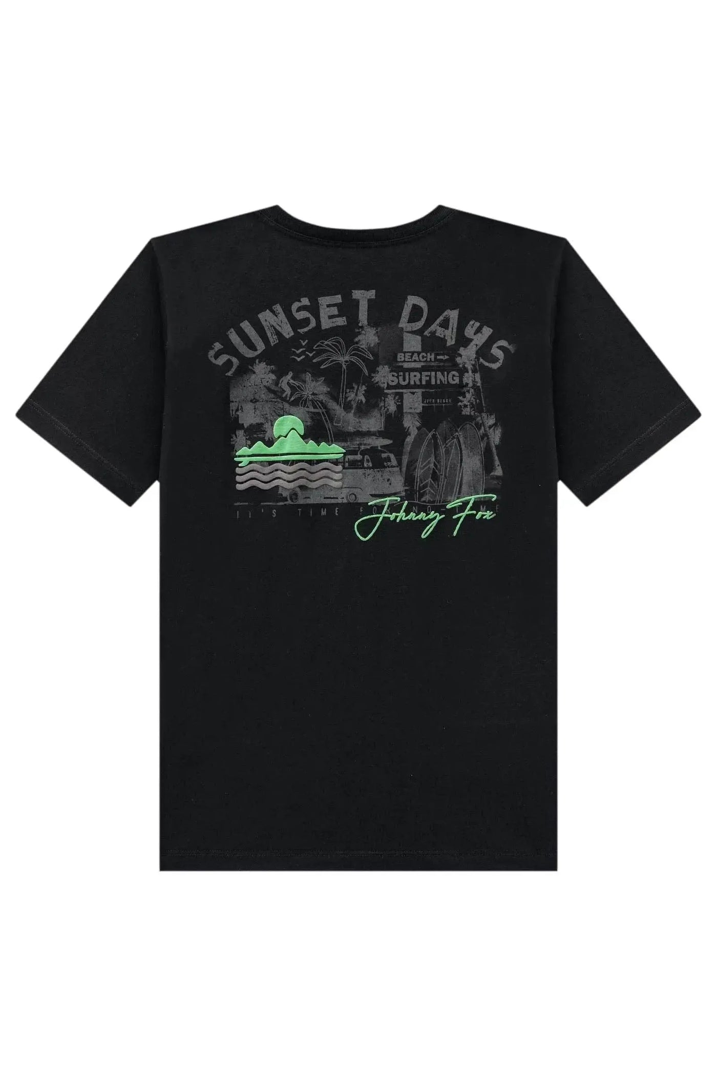 Camiseta em Meia Malha 87006 Johnny Fox Teen Menino