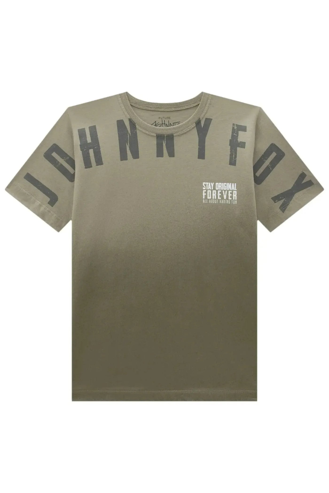 Camiseta em Meia Malha 87620 Johnny Fox Teen Menino