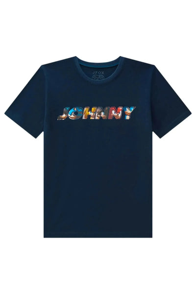 Camiseta em Meia Malha 88602 Johnny Fox Teen Menino