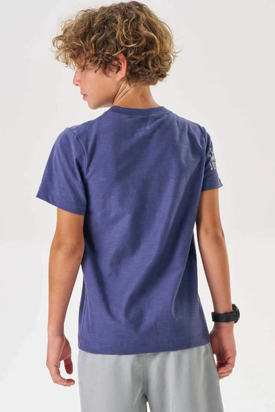 Camiseta em Meia Malha Flamê 88611 Johnny Fox Teen Menino