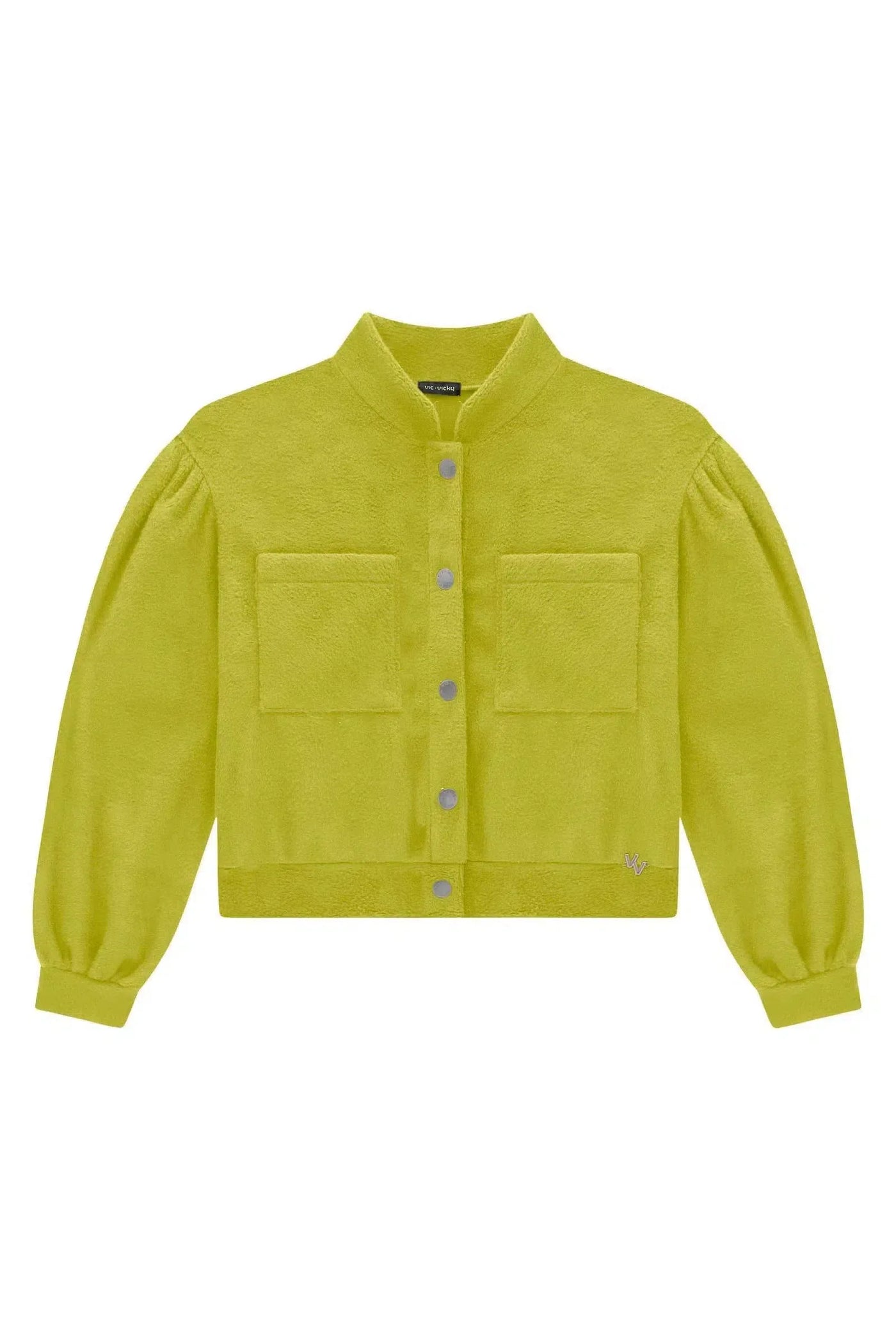 Casaco Boxy em Malha Camel 80378 Vic&Vicky Teen Menina