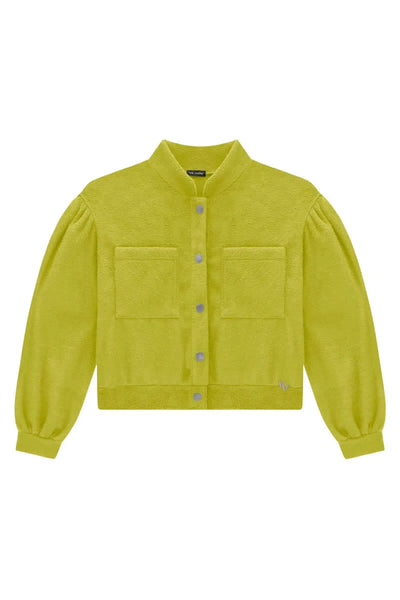 Casaco Boxy em Malha Camel 80378 Vic&Vicky Teen Menina