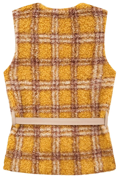 Colete Alongado em Pelo Sintético 80238 Lilimoon Teen Menina