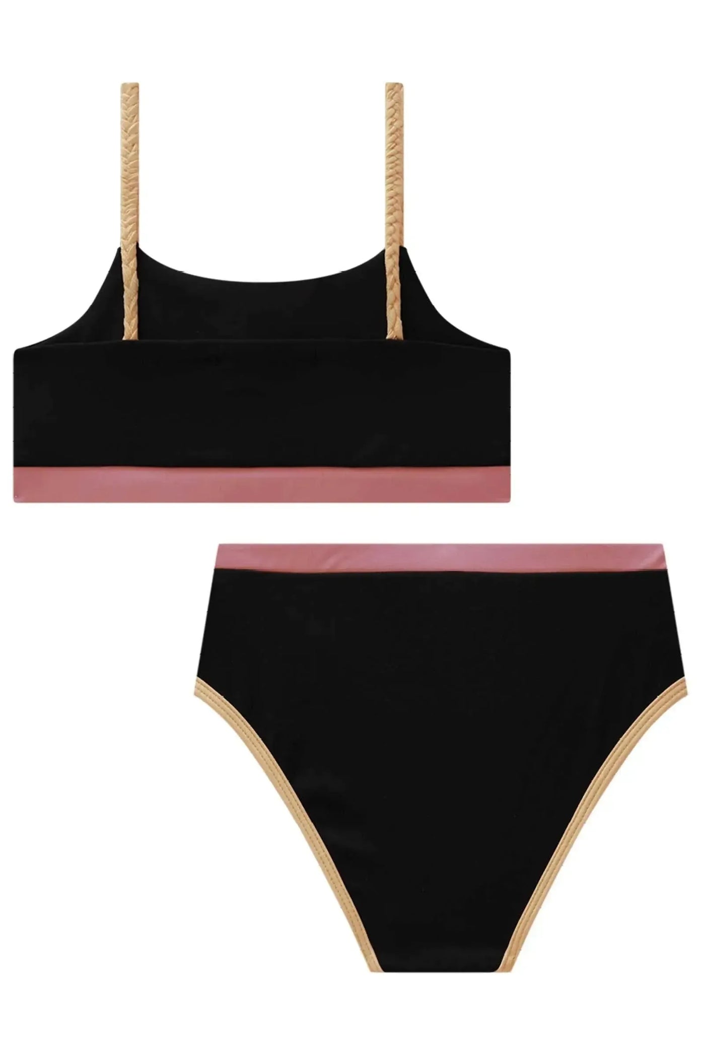 Conjunto de Biquíni com Top e Calcinha em Malha UV Dry 50+ 87841 Lilimoon Teen Menina
