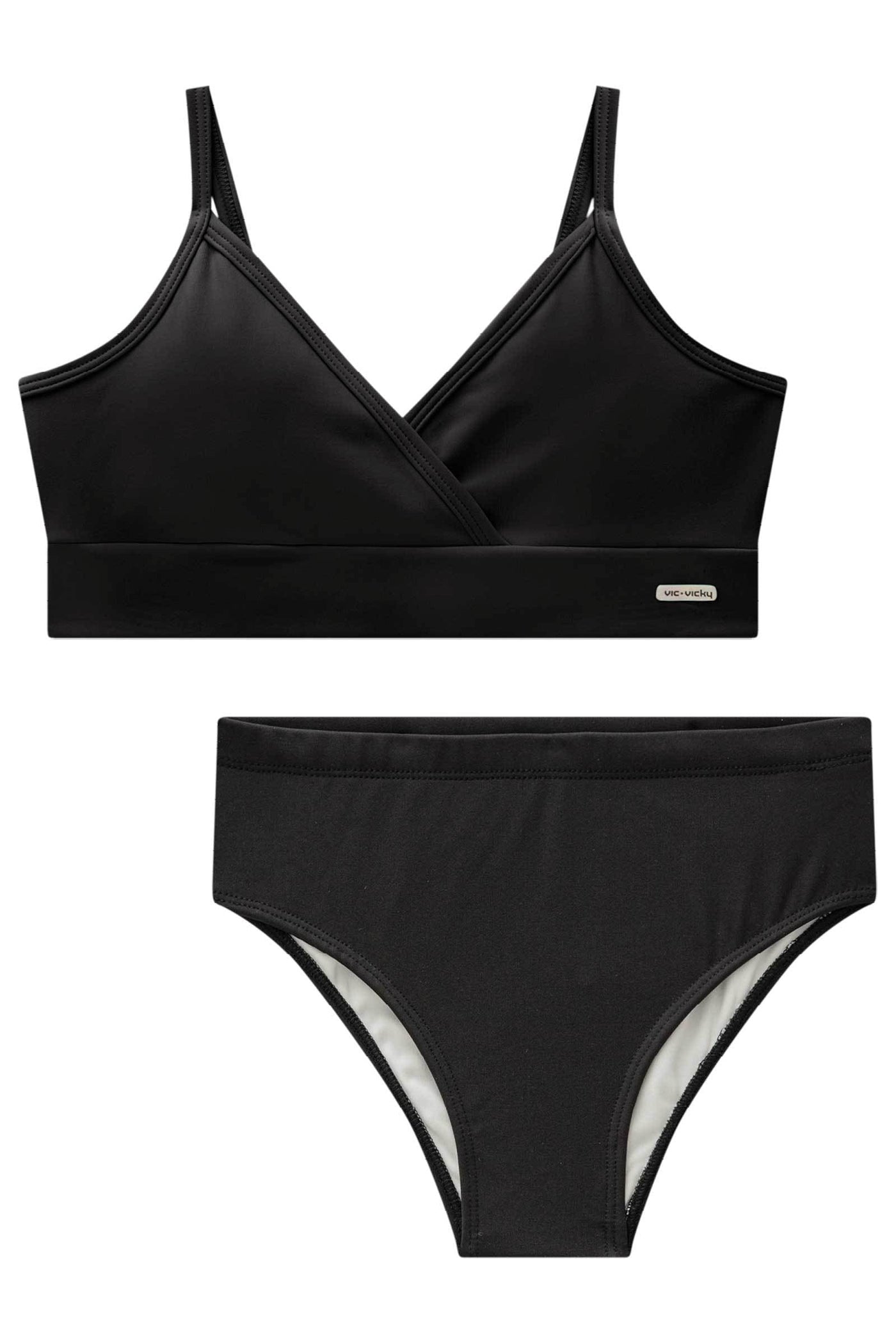 Conjunto de Biquíni Tradicional em Malha Poliamida UV 50+ 84376 Vic&Vicky Teen Menina