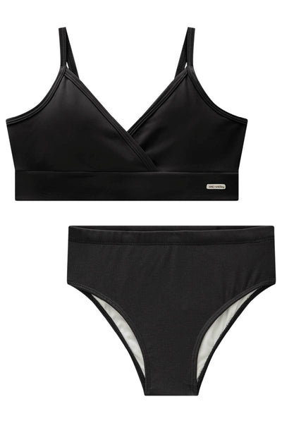 Conjunto de Biquíni Tradicional em Malha Poliamida UV 50+ 84376 Vic&Vicky Teen Menina