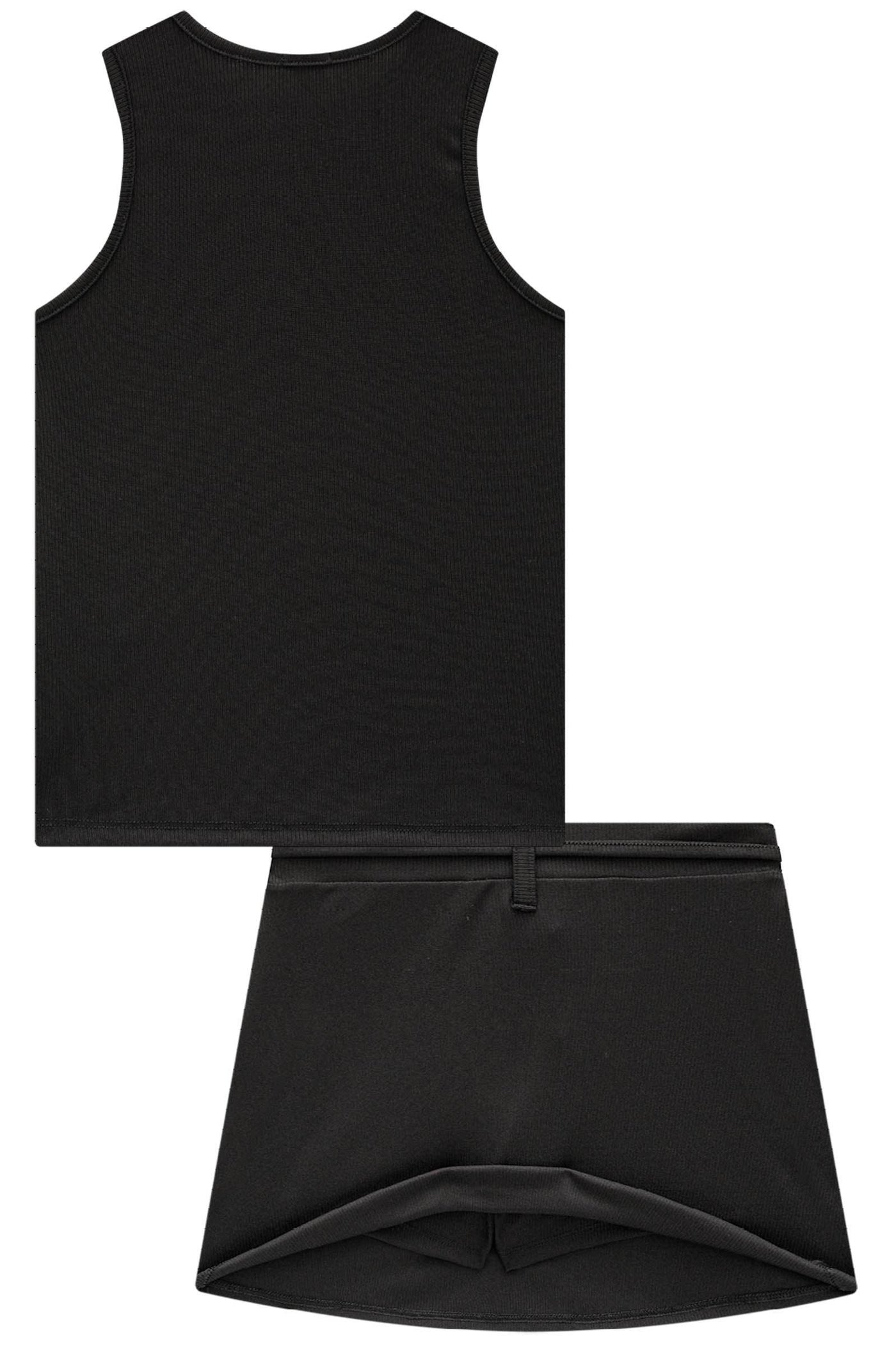 Conjunto de Blusa e Saia em Ribana Fancy com Shorts Embutido 85262 Vic&Vicky Teen Menina