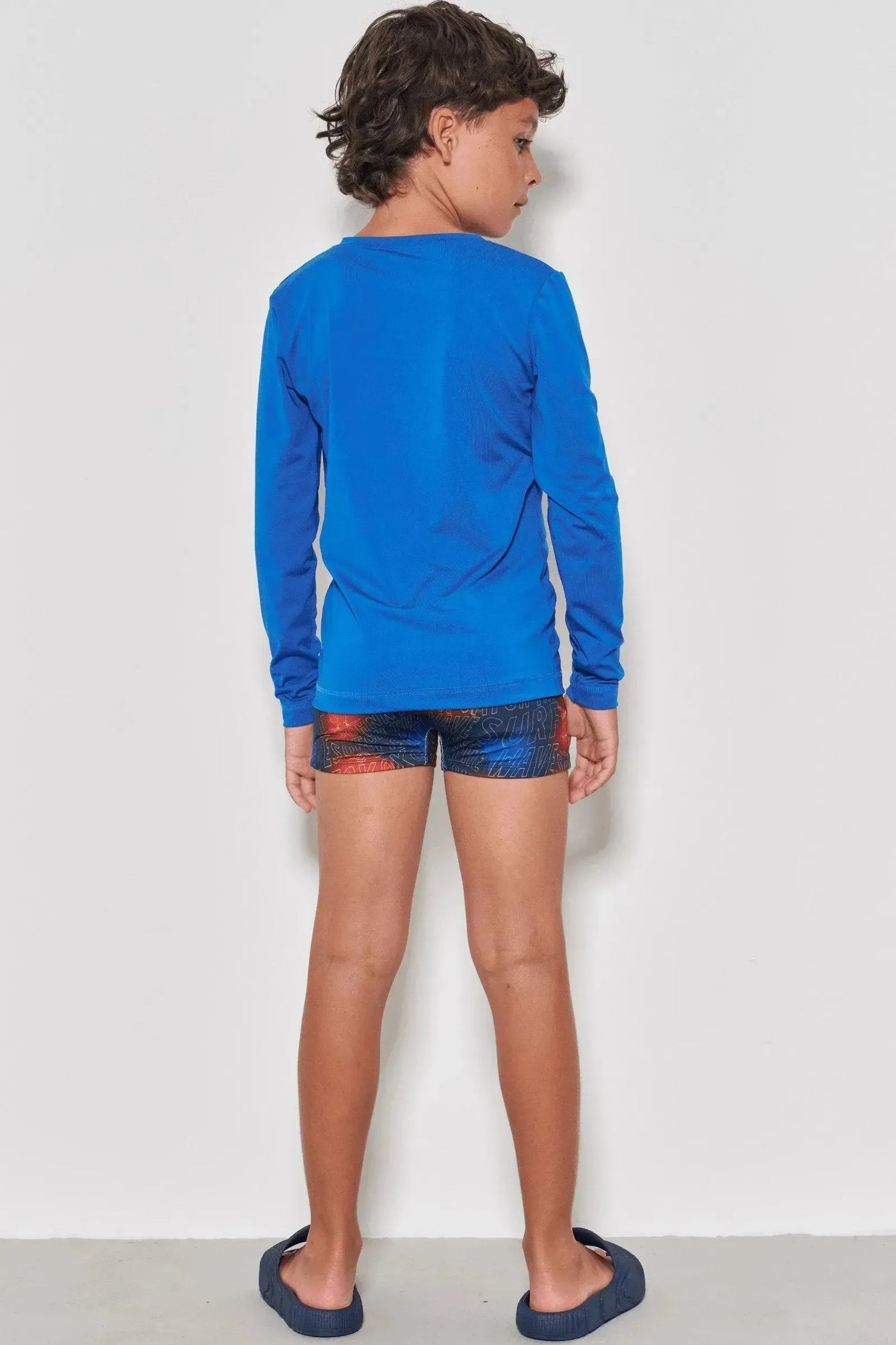 Conjunto de Camiseta e Sunga em Malha Uv Dry com Proteção UV50+ 88265 Johnny Fox Teen Menino