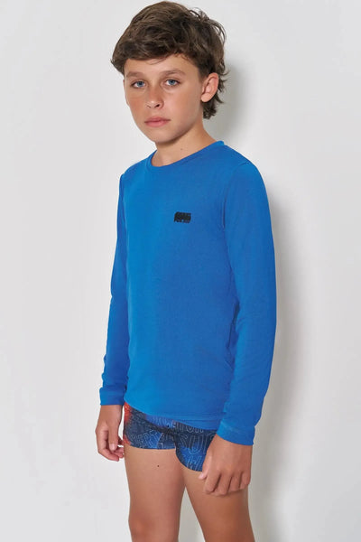 Conjunto de Camiseta e Sunga em Malha Uv Dry com Proteção UV50+ 88265 Johnny Fox Teen Menino