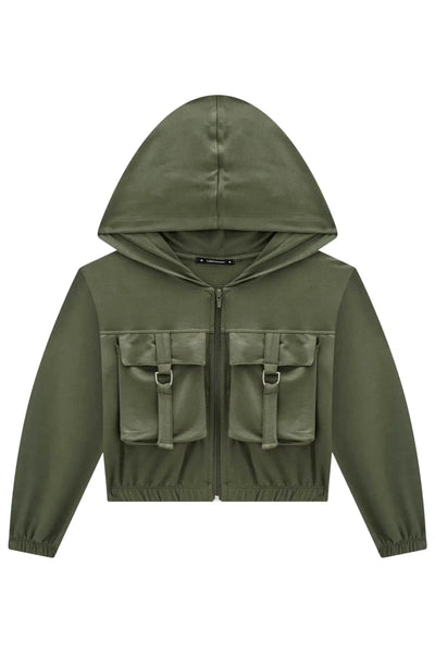 Jaqueta Cropped em Molevisco 79998 Lilimoon Teen Menina