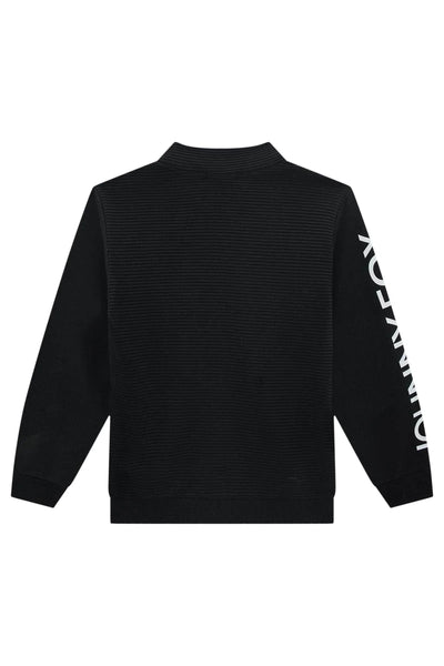 Jaqueta em Moletom sem Pelúcia com Detalhe em Moletom Relevo sem Pelúcia 80748 Johnny Fox Teen Menino