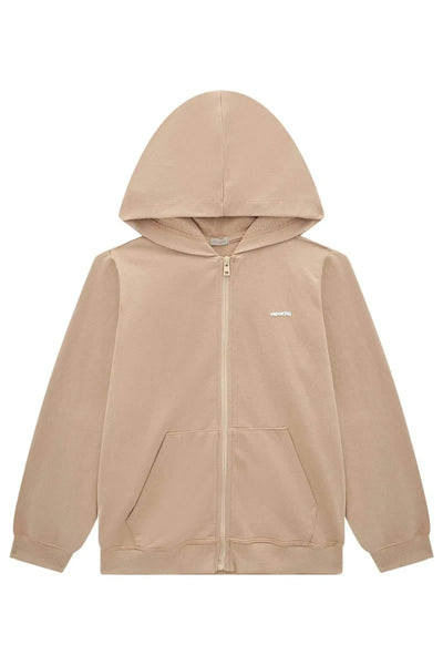 Jaqueta Over com Capuz em Moletom sem Pelúcia 79585 Vic&Vicky Teen Menina