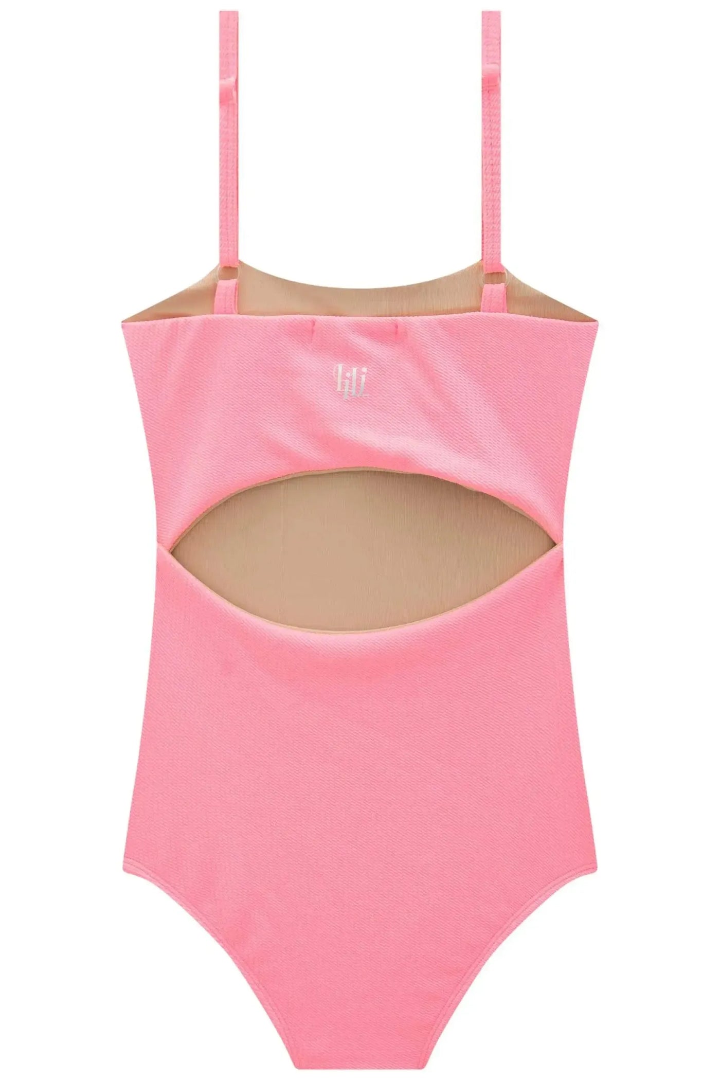 Maiô em Malha Jacquard Catarina com Proteção UV 50+ 87962 Lilimoon Teen Menina