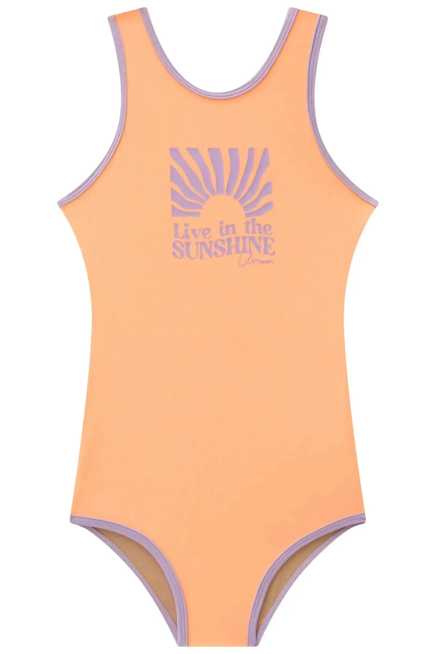 Maiô em Malha Poliamida com Proteção UV 50+ 88783 Lilimoon Teen Menina