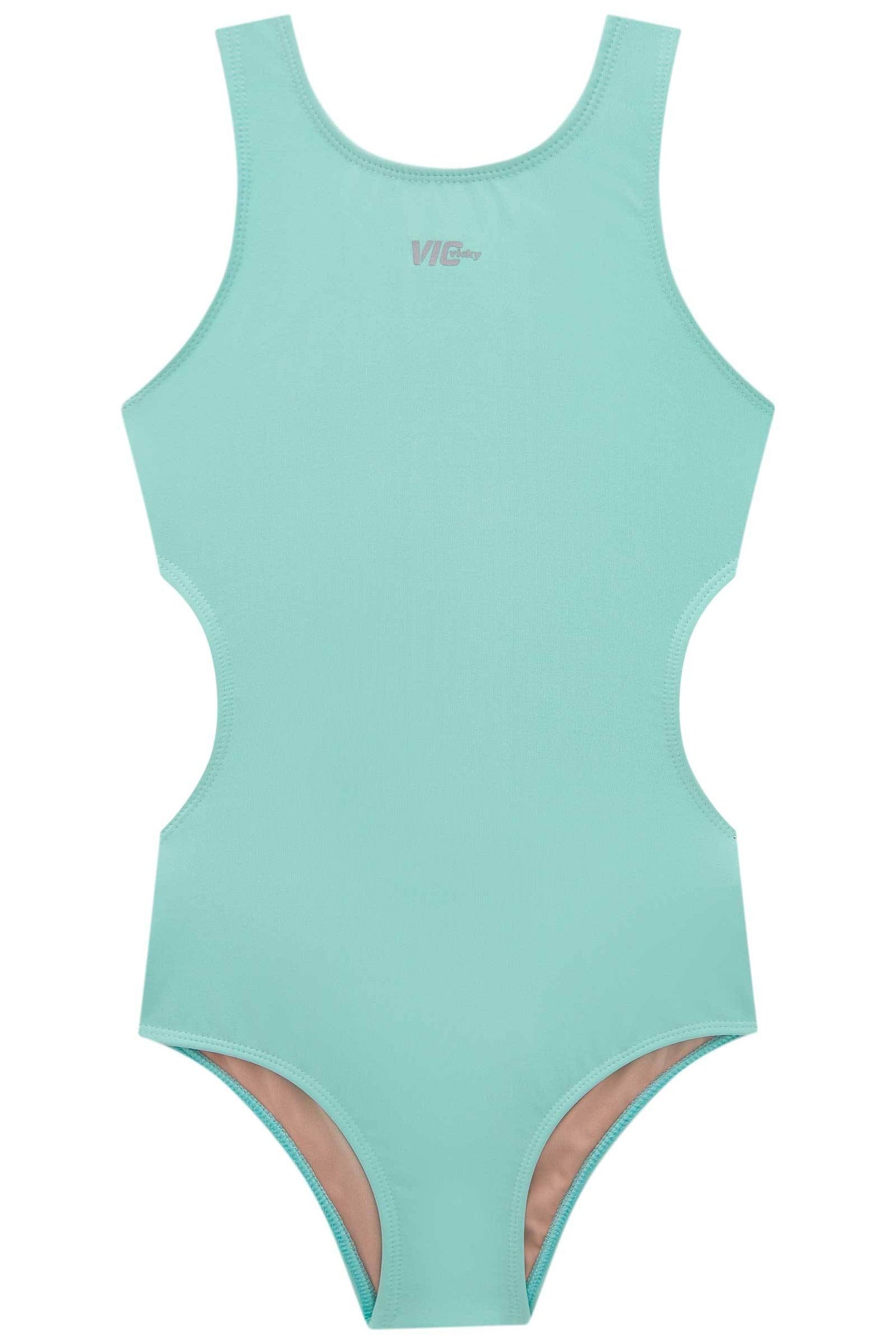 Maiô em Malha Poliamida Uv 50+ 84323 Vic&Vicky Teen Menina