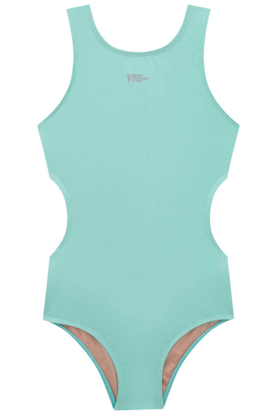 Maiô em Malha Poliamida Uv 50+ 84323 Vic&Vicky Teen Menina