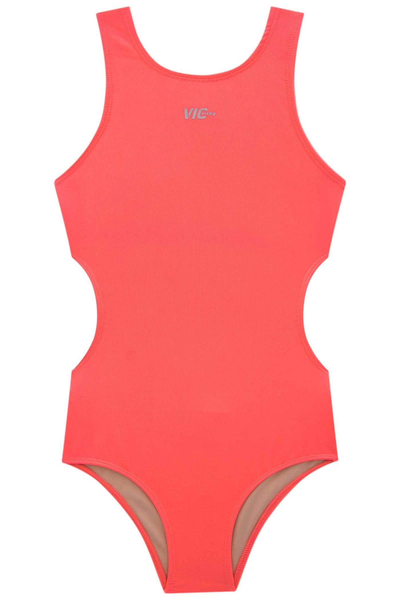 Maiô em Malha Poliamida Uv 50+ 84323 Vic&Vicky Teen Menina