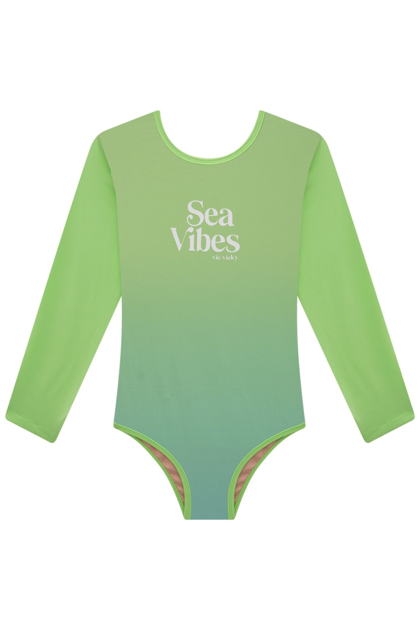 Maiô Manga Longa em Malha Uv 50+ 84327 Vic&Vicky Teen Menina