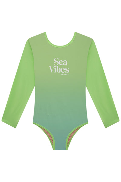 Maiô Manga Longa em Malha Uv 50+ 84327 Vic&Vicky Teen Menina