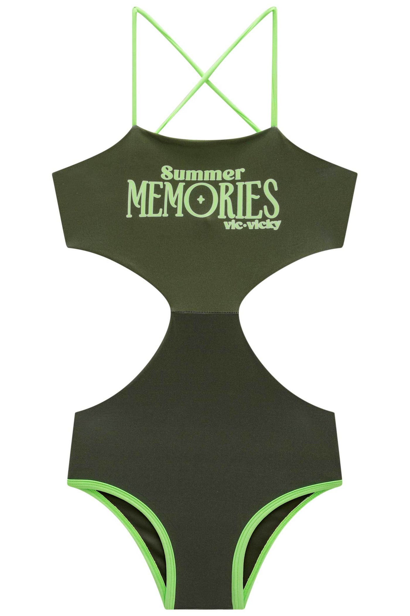 Maiô Reversível em Malha Uv 50+ 84331 Vic&Vicky Teen Menina