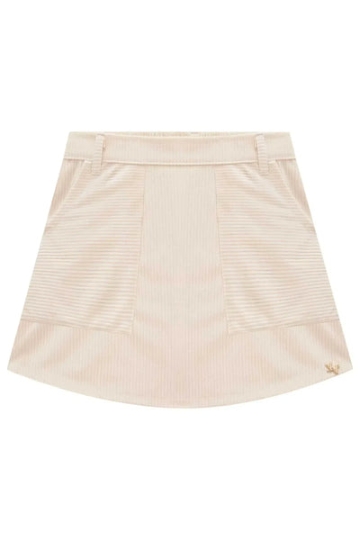 Saia em Malha Veludo Cotelê 80125 Vic&Vicky Teen Menina