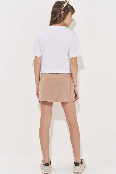 Saia em Sarja com Elastano 83004 Vic&Vicky Teen Menina