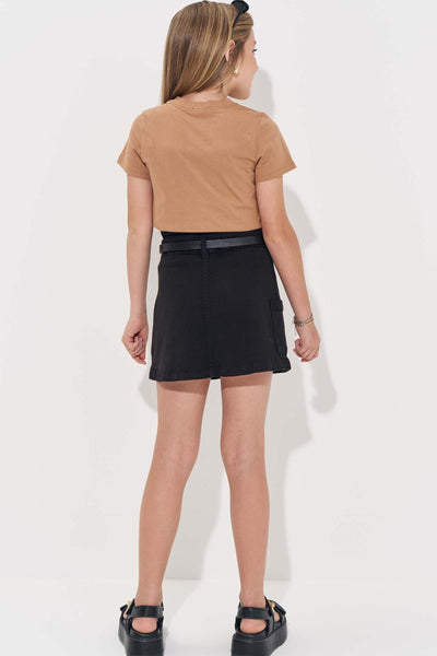 Saia em Sarja com Elastano 83004 Vic&Vicky Teen Menina