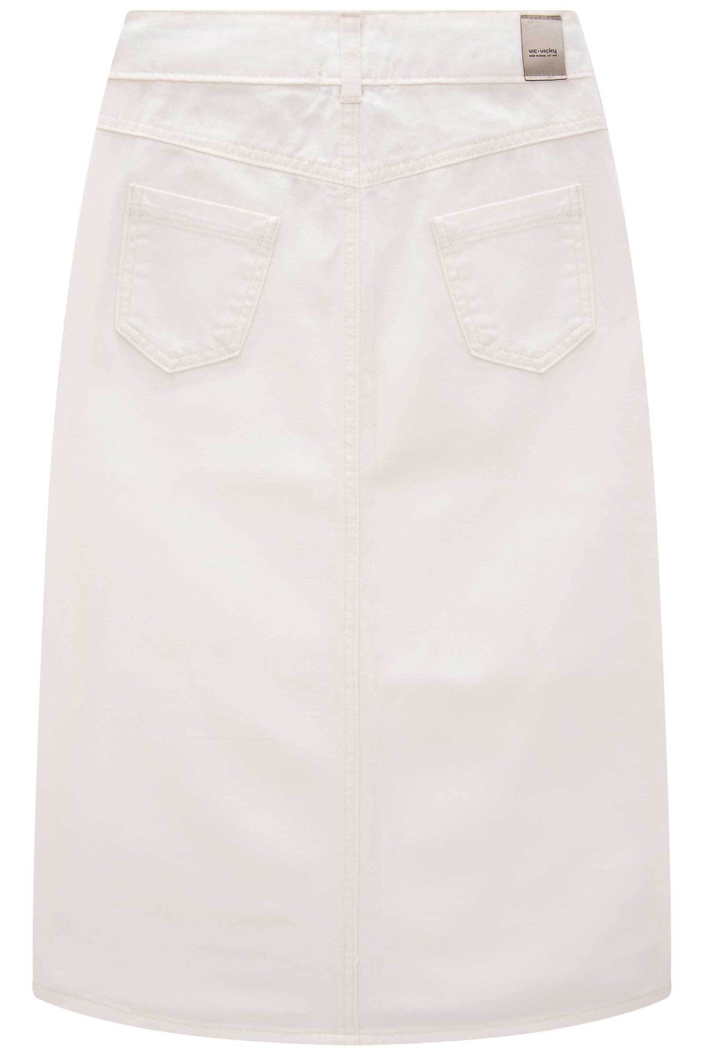 Saia Midi em Sarja com Elastano 83013 Vic&Vicky Teen Menina