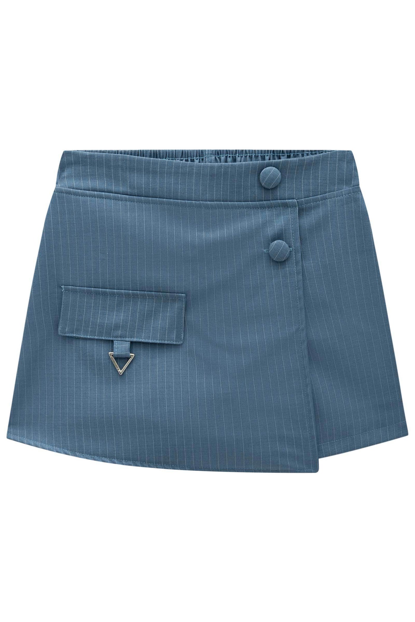 Short Saia em Alfaiataria Risca de Giz 83187 Vic&Vicky Teen Menina