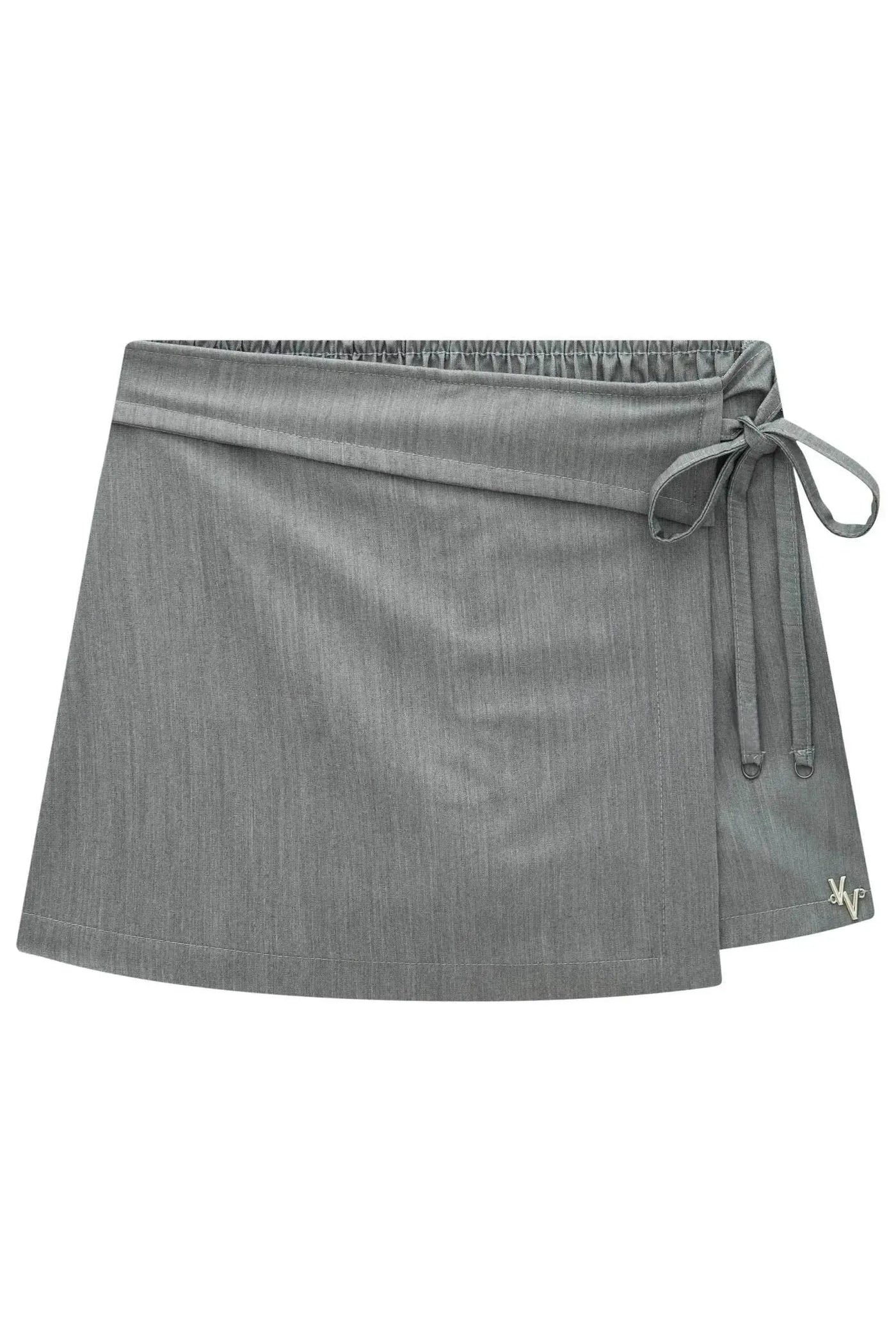 Short Saia em Blend de Viscose Sarjada 87506 Vic&Vicky Teen Menina