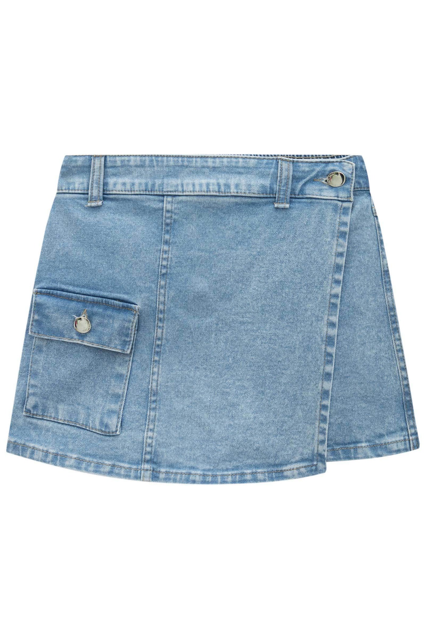 Short Saia em Jeans com Elastano 83892 Vic&Vicky Teen Menina