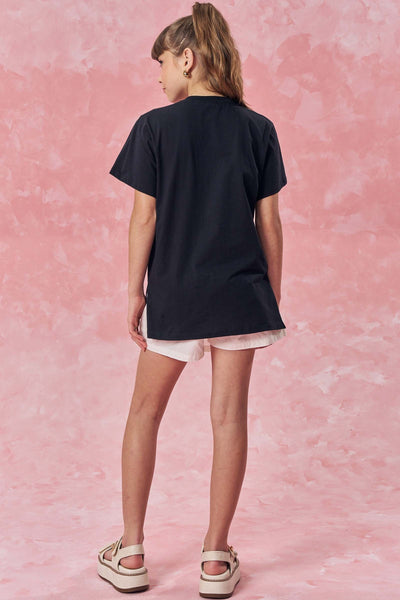 Short Saia em Sarja com Elastano 85319 Vic&Vicky Teen Menina