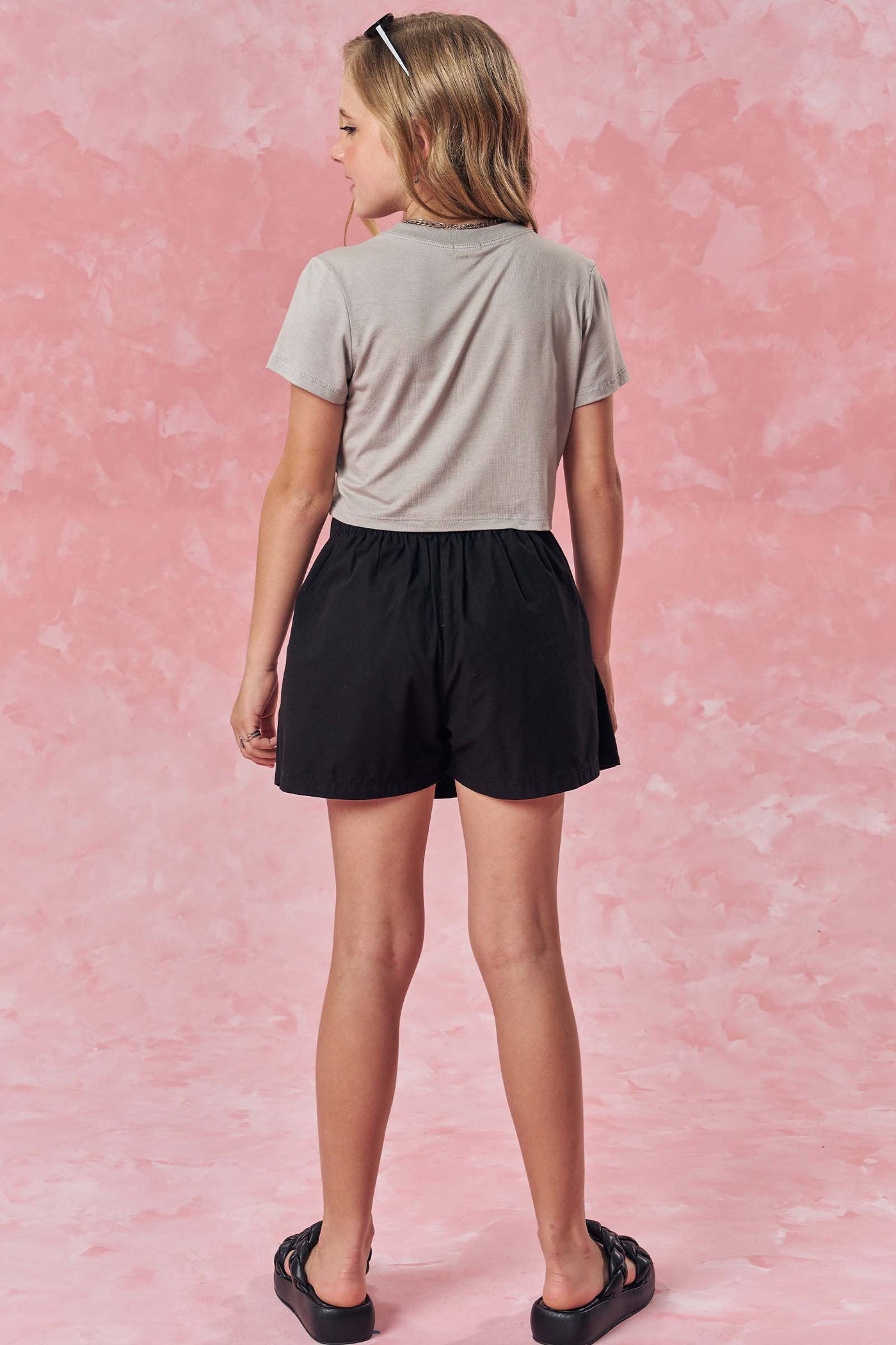 Short Saia em Sarja com Elastano 85319 Vic&Vicky Teen Menina