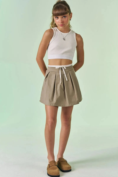 Short Saia em Sarja com Elastano 87507 Vic&Vicky Teen Menina