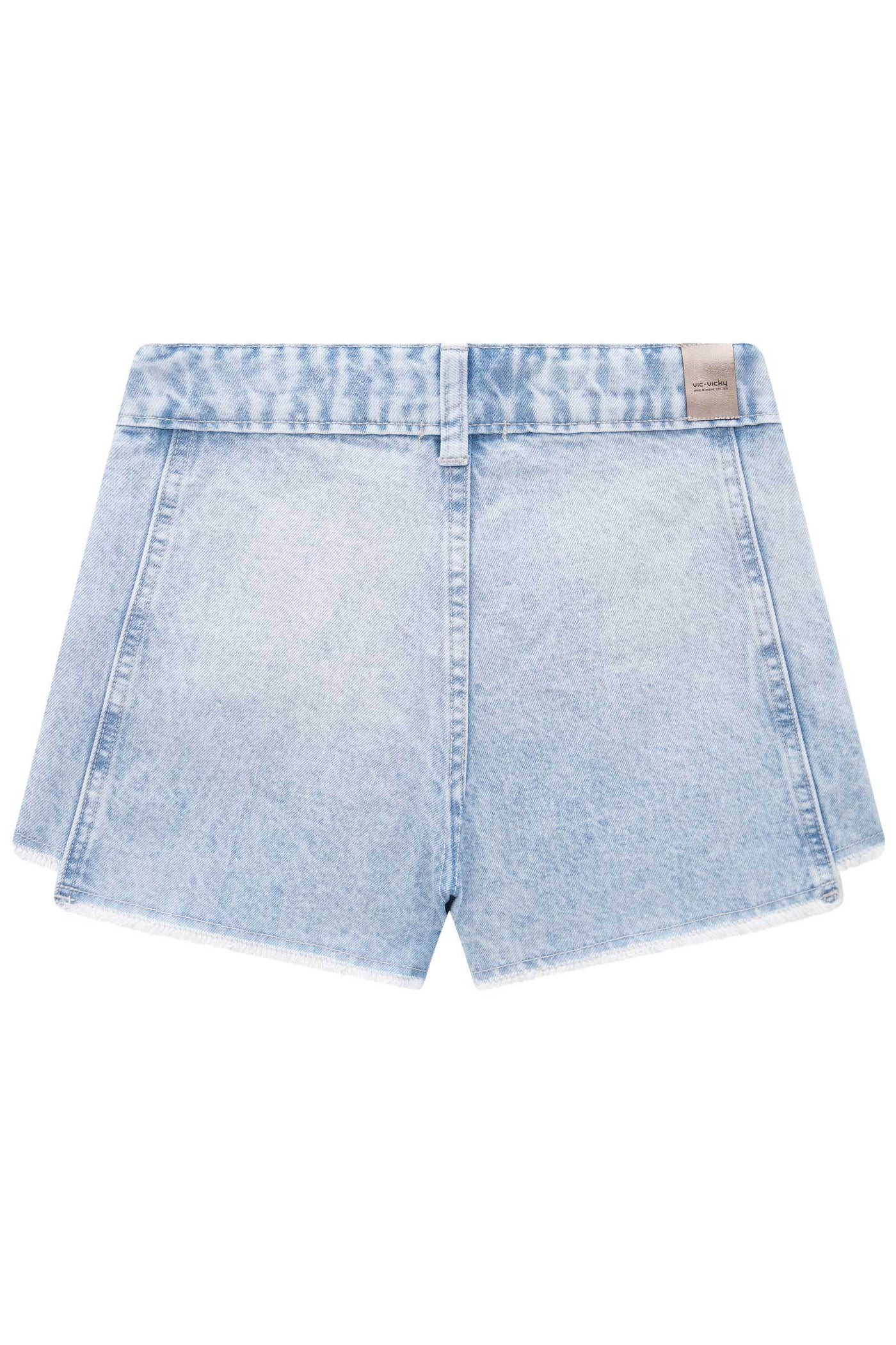 Shorts Cintura Alta em Jeans Arkansas 83547 Vic&Vicky Teen Menina