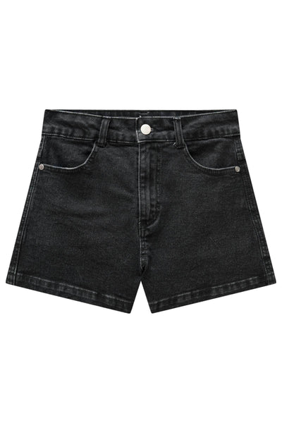 Shorts Cintura Alta em Jeans com Elastano 82966 Vic&Vicky Teen Menina