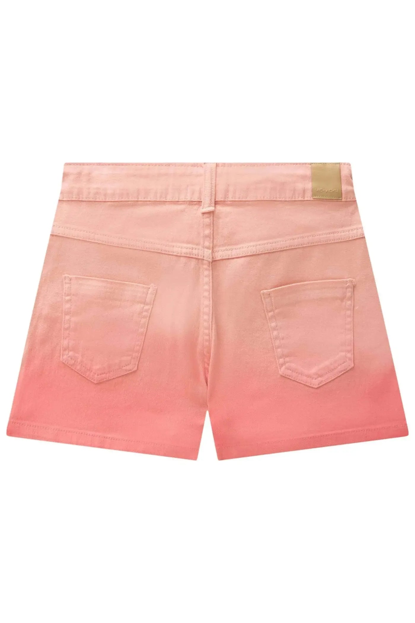 Shorts Cintura Alta em Saja com Elastano 87593 Vic&Vicky Teen Menina