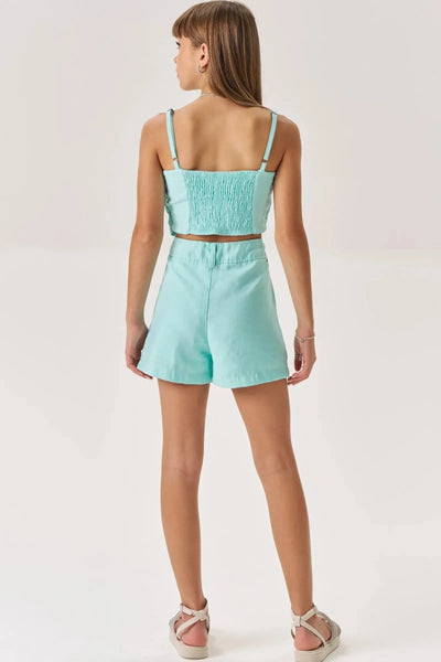 Shorts em Alfaiataria Jacquemus 88628 Vic&Vicky Teen Menina