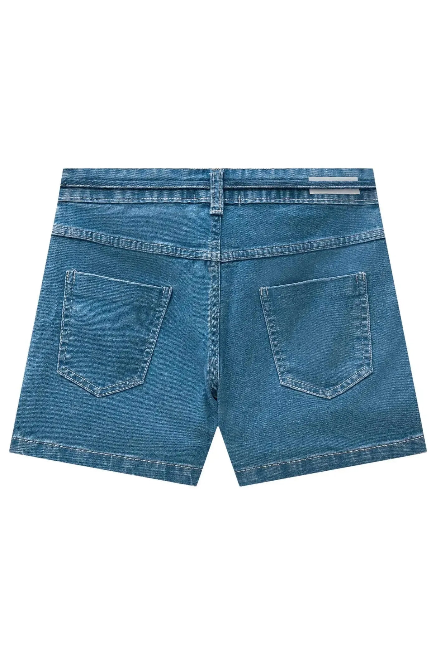 Shorts em Jeans com Elastano 86539 Lilimoon Teen Menina