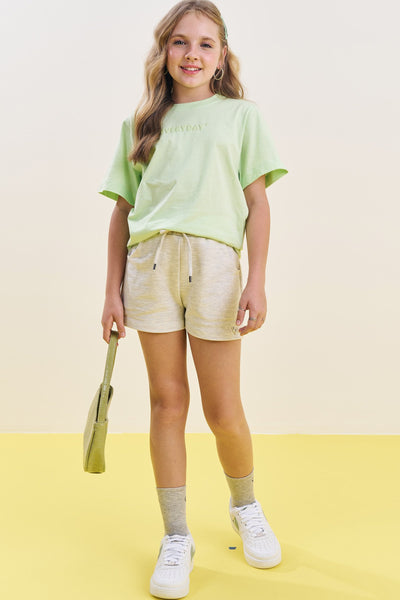 Shorts em Moletom 82900 Vic&Vicky Teen Menina