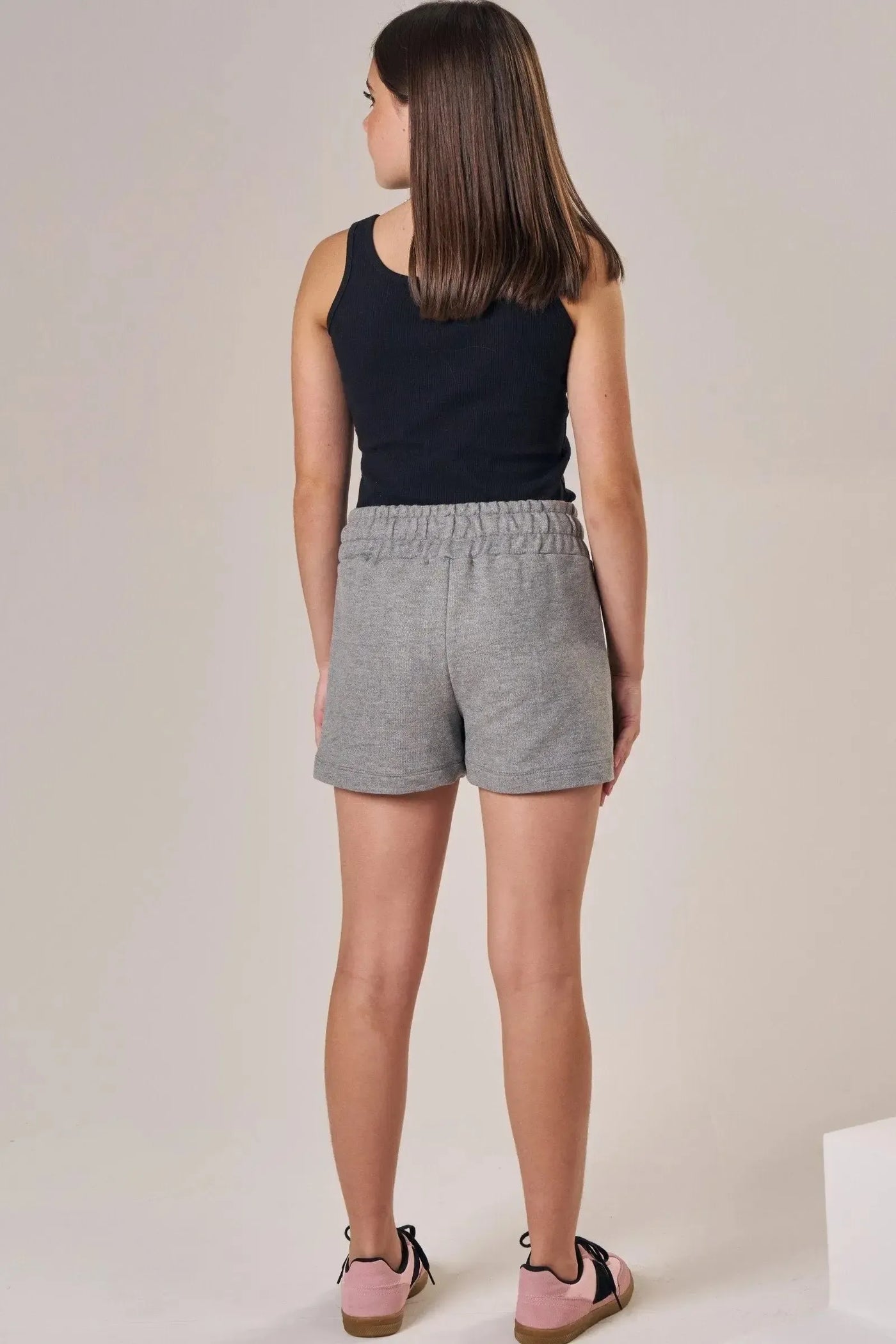 Shorts em Moletom sem Pelúcia 86545 Lilimoon Teen Menina