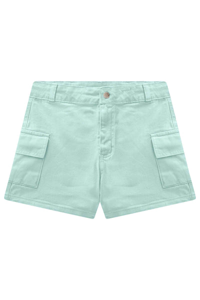 Shorts em Sarja com Elastano 82902 Vic&Vicky Teen Menina