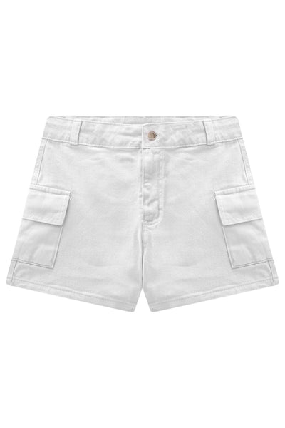 Shorts em Sarja com Elastano 82902 Vic&Vicky Teen Menina