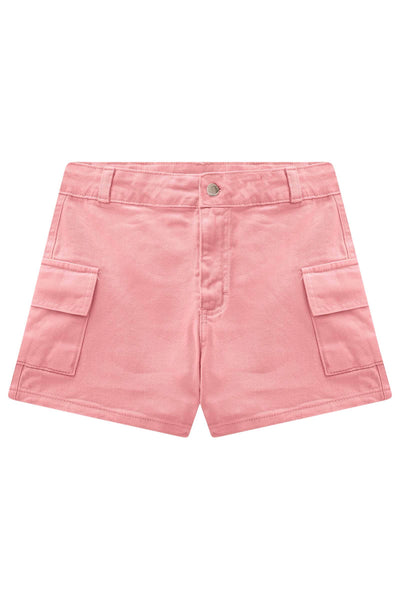 Shorts em Sarja com Elastano 82902 Vic&Vicky Teen Menina