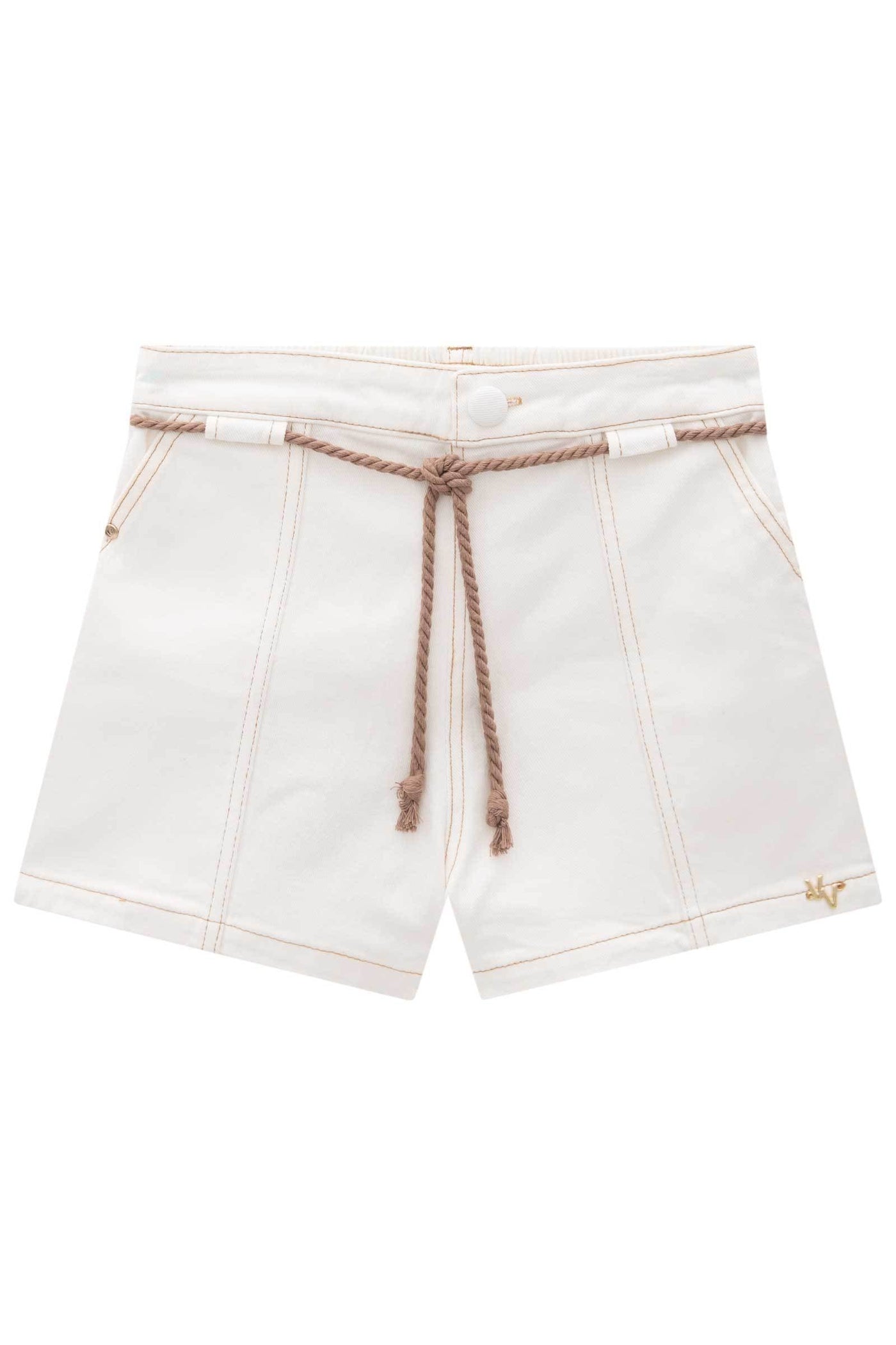 Shorts em Sarja com Elastano 82967 Vic&Vicky Teen Menina