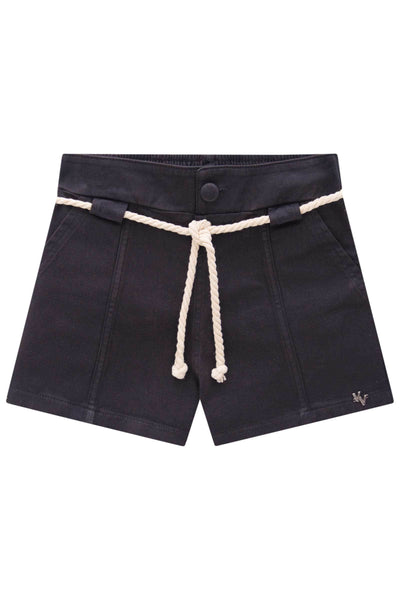 Shorts em Sarja com Elastano 82967 Vic&Vicky Teen Menina