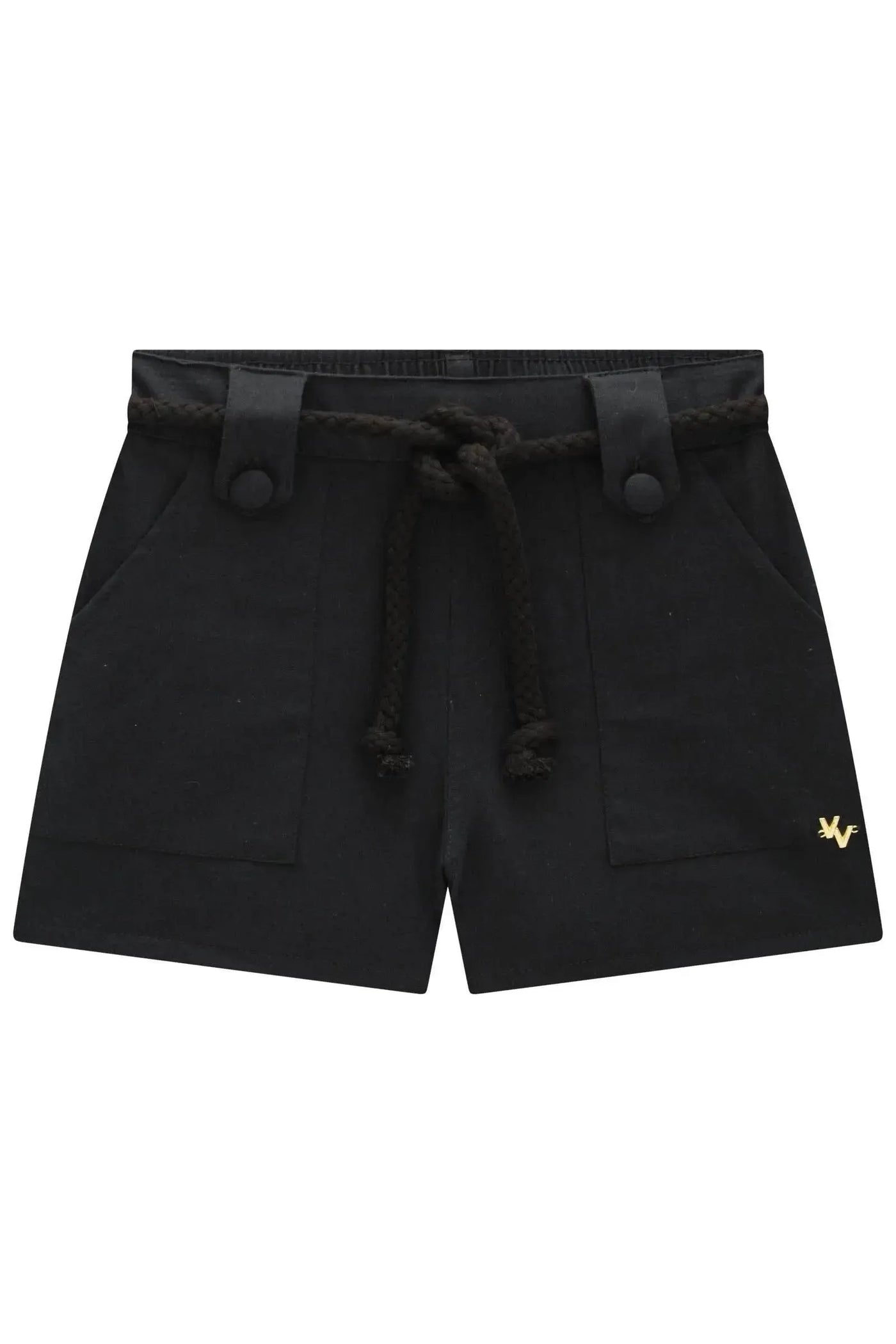 Shorts em Sarja com Elastano 87351 Vic&Vicky Teen Menina