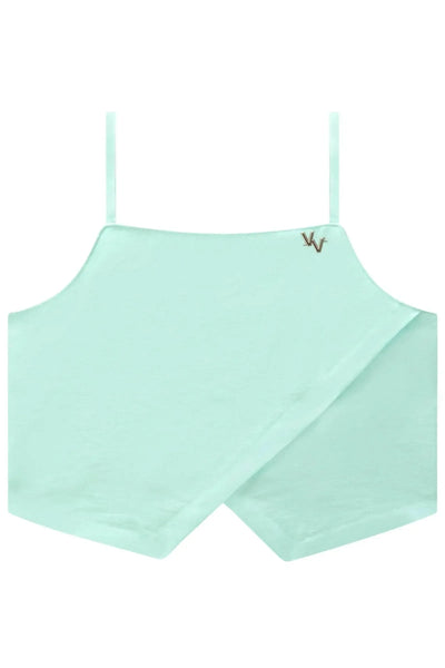 Top Cropped em Alfaiataria Jacquemus 88624 Vic&Vicky Teen Menina