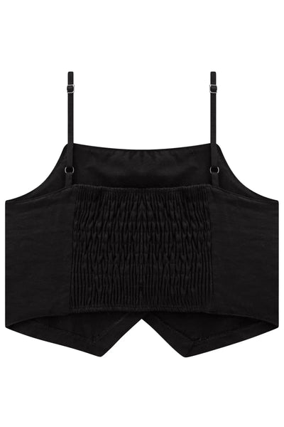 Top Cropped em Alfaiataria Jacquemus 88624 Vic&Vicky Teen Menina