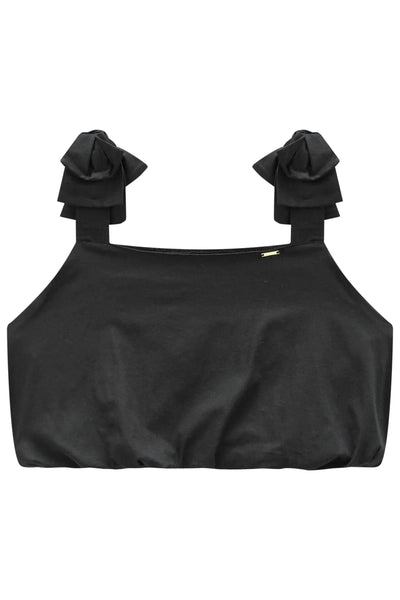 Top Cropped em Tricoline Mônaco com Elastano 86351 Lilimoon Teen Menina